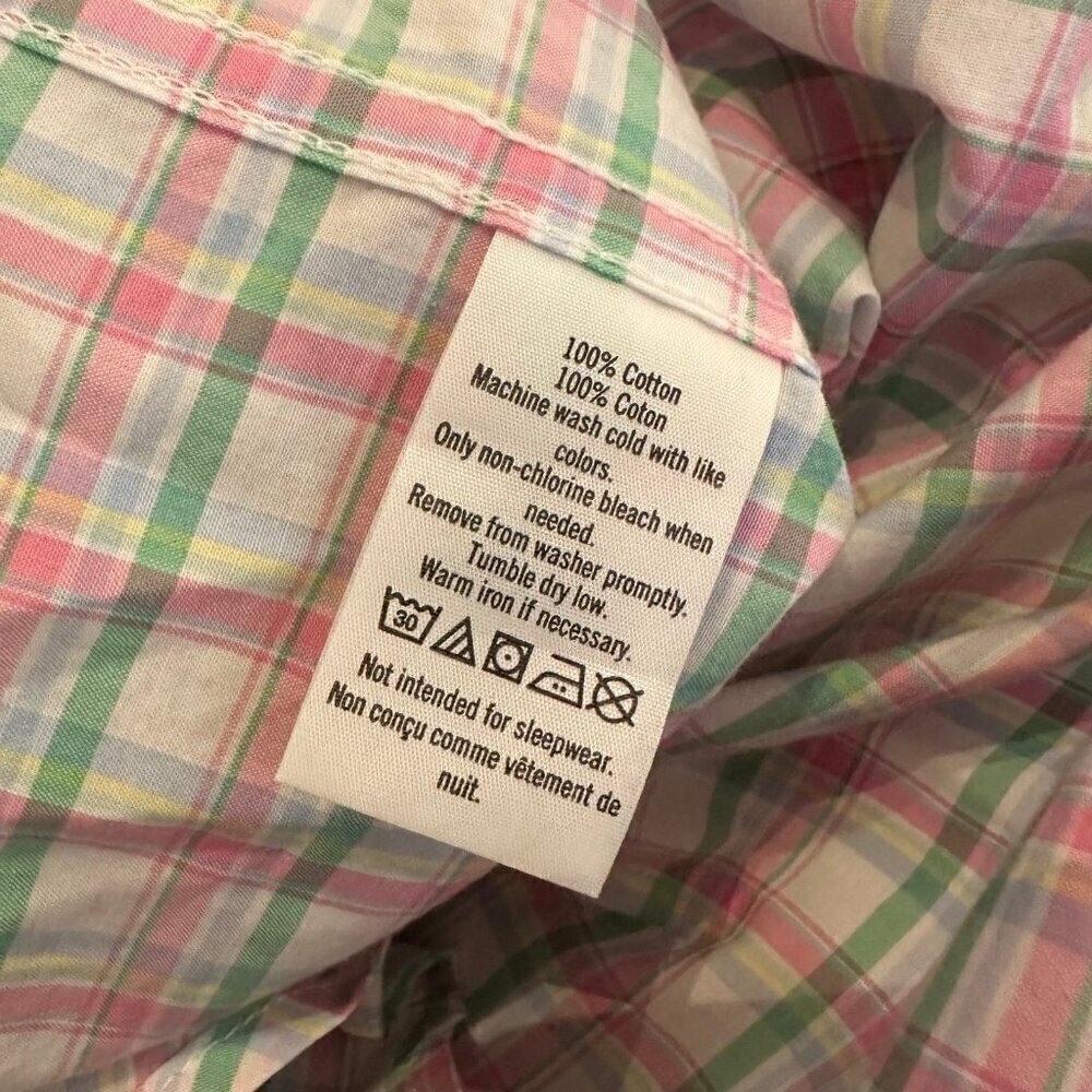 NWT Janie and Jack plaid button front shirt - Picture 5 of 5